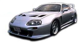 Silver Toyota Supra